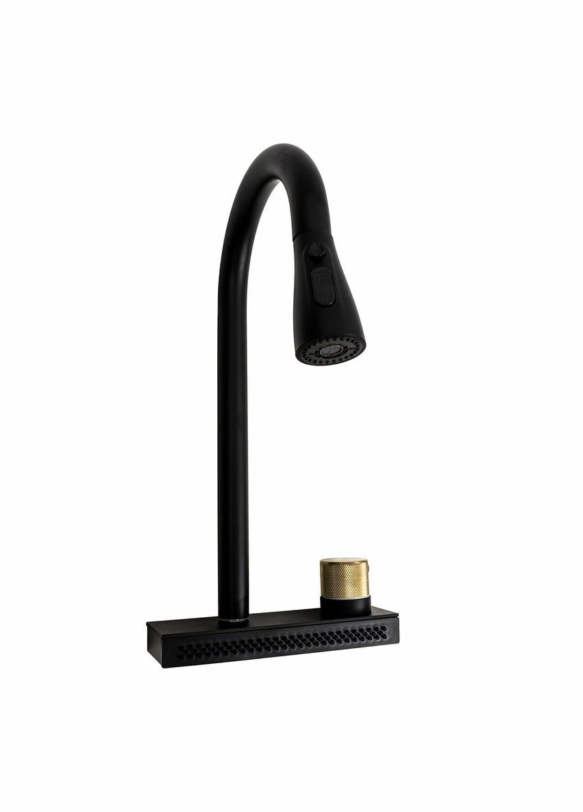 Змішувач під мийку "Водоспад" ZS86 (black) Platinum (336937410)