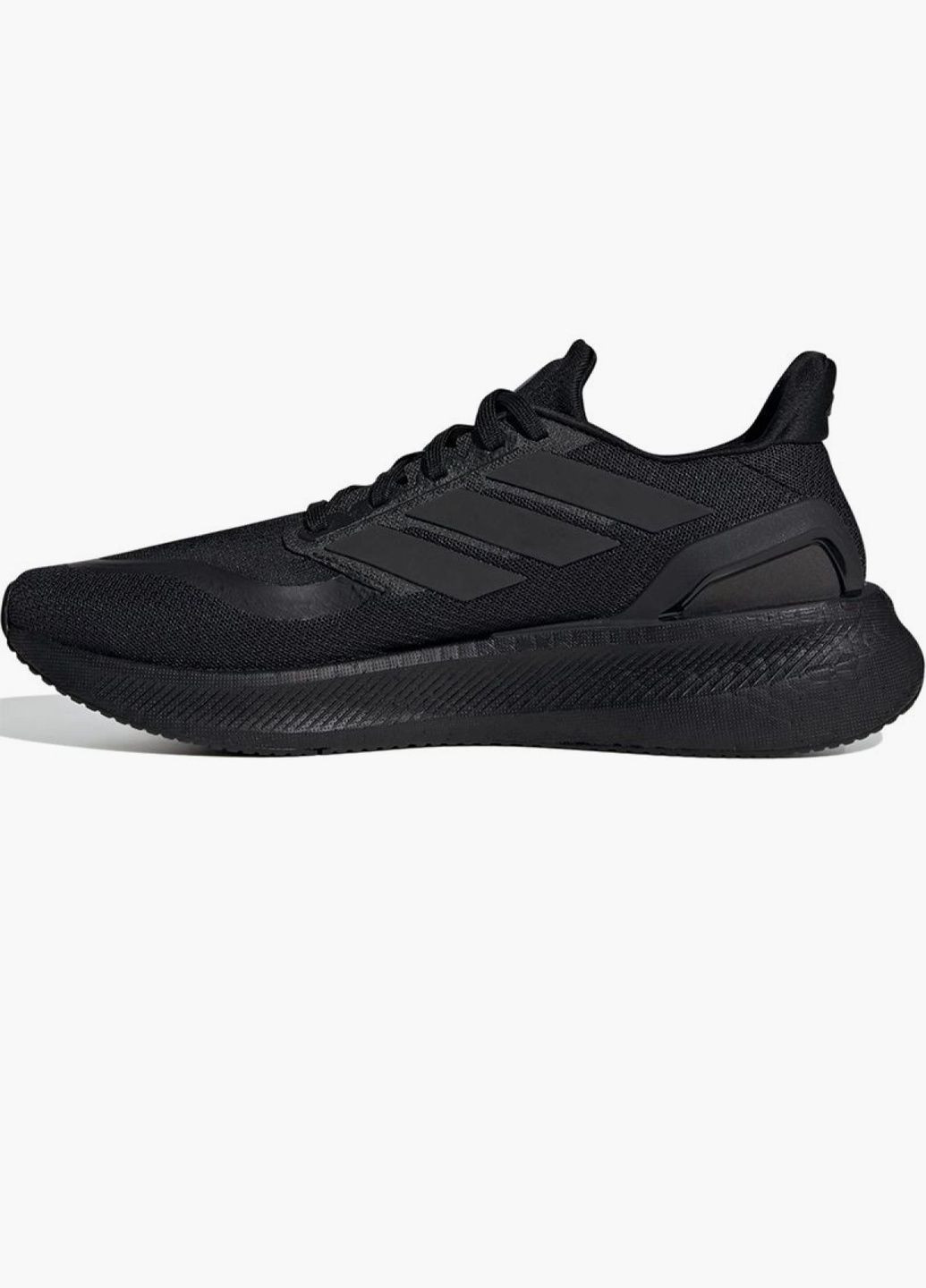 Чорні кросівки чоловічі pureboost 5 running shoes black id1158 adidas