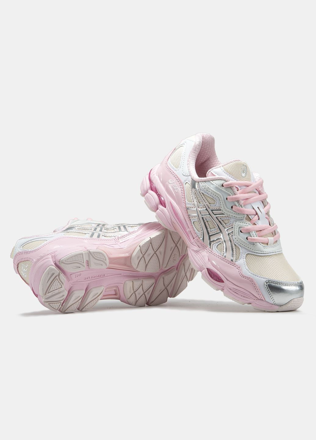 Кросівки жіночі Asics Gel-NYC pink beige | Асікс Гель-НЮК рожеві демісезони (316706188)