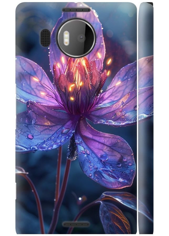 3D пластиковий глянцевий чохол 'Магічна квітка' для Endorphone microsoft lumia 950 xl dual sim (285117529)