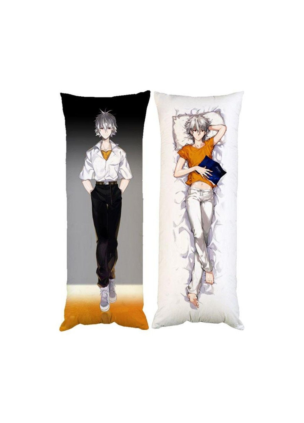 Подушка дакимакура Каору Нагиса Евангелион Evangelion декоративная ростовая подушка для обнимания двусторонняя No Brand (328314484)