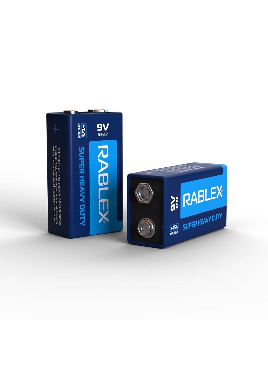 Батарейка солевая 6F22/Крона, в запайке 1шт Rablex (335059427)