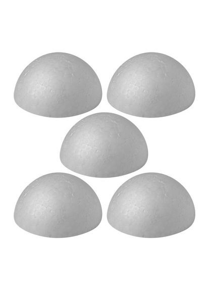 Пенопластовая заготовка Полусферы 743125 5 см 7 шт белая Santi (336882114)