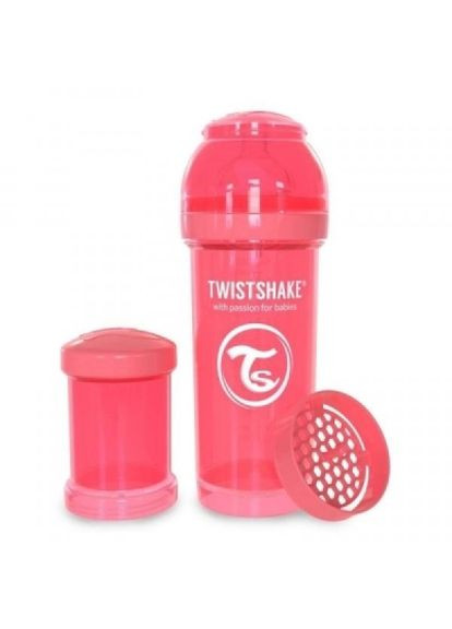 Пляшечка для годування Twistshake персиковий, 260мл (268146897)