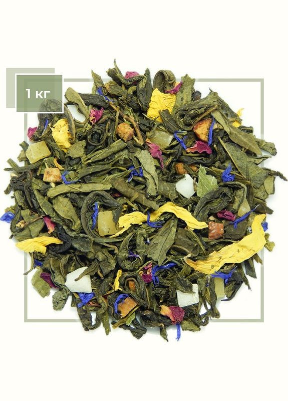 Чай зеленый+белый 8 сокровищ Шаолиня, 1 кг WAK'A (276839913)