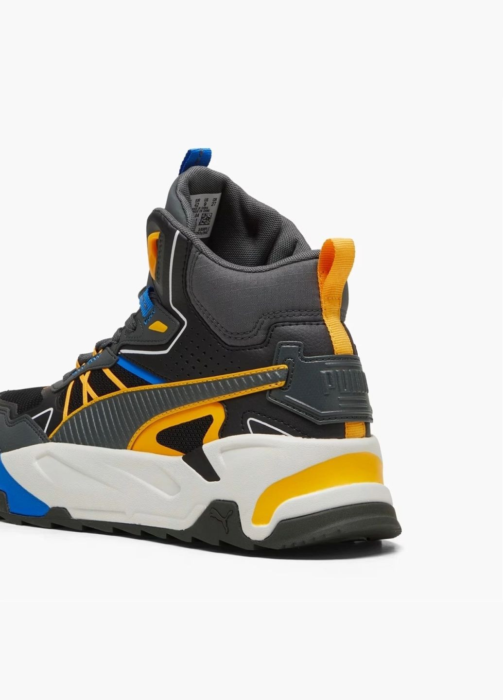 Сірі кросівки чоловічі trinity mid hybrid sneakers grey 392327-04 Puma