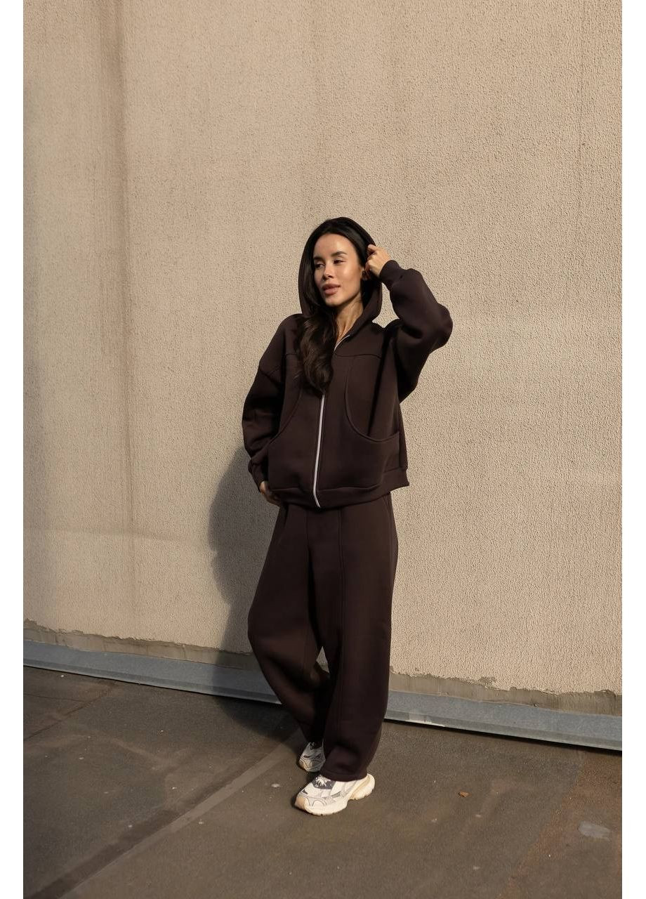 Оверсайз костюм, з якісної тринитки на флісі Україна (362357704)