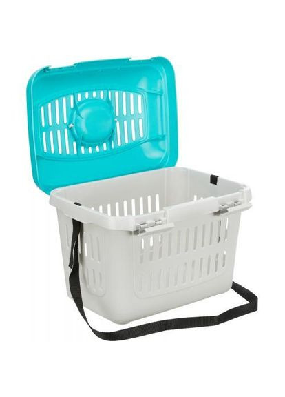 Переноска Midi-Capri для кошек до 5 кг, с ремнем, 44 x 33 x 32 см (пластик) (*) Trixie (322859436)