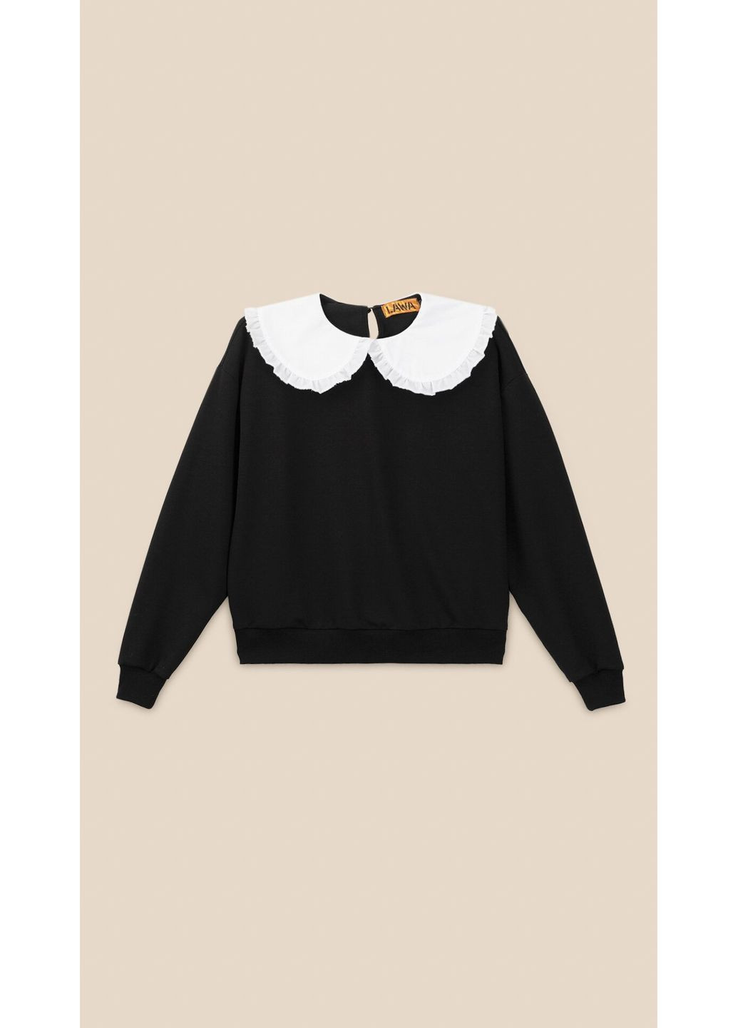 LAWA світшот однотонний для дівчинки gtc02321 134 см shop (2000999303708) однотонний чорний