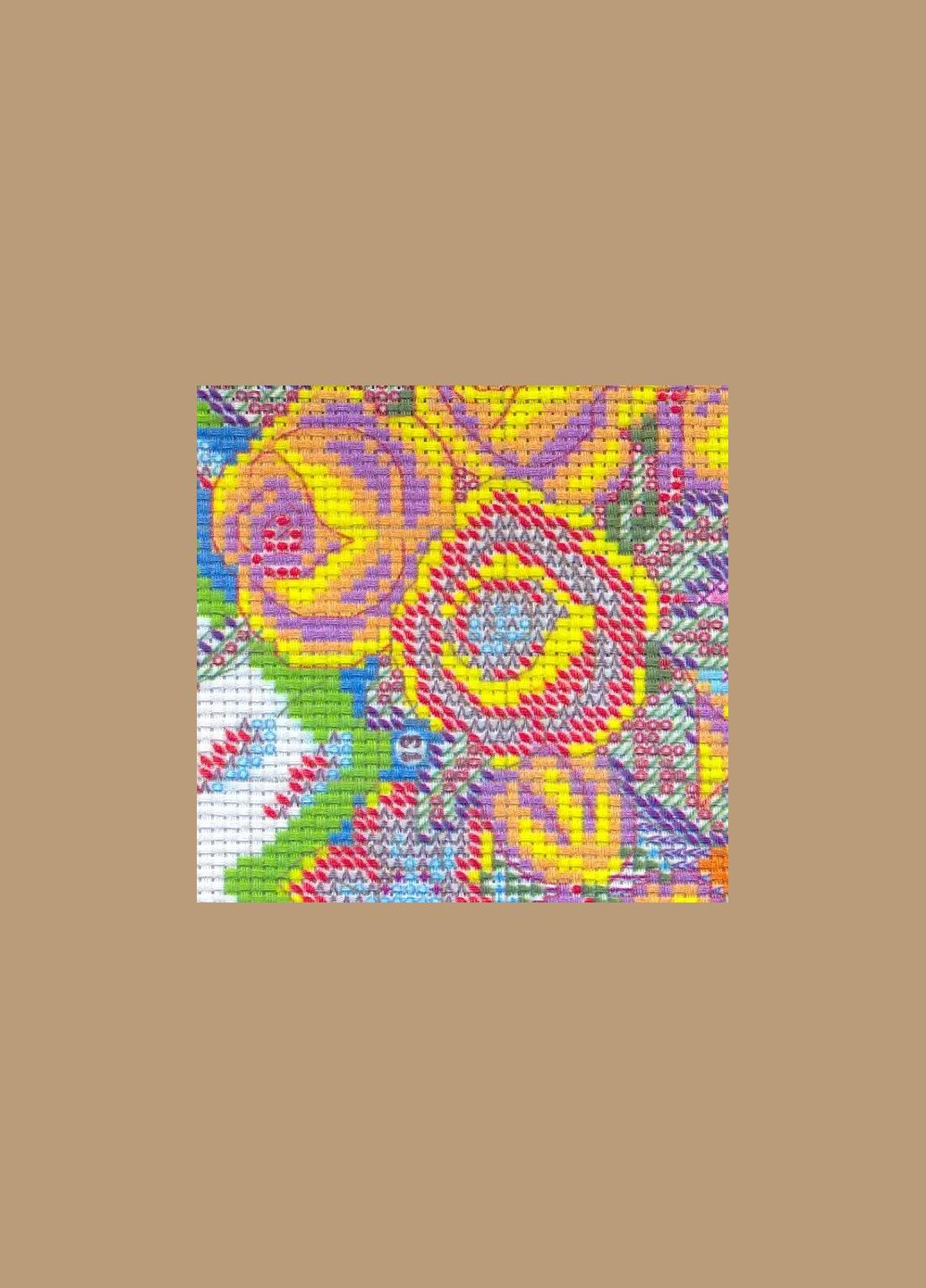 Набор для вышивания по нанесённой на канву схеме "The vase on the shelf". AIDA 14CT printed, 36*43см Joy Sunday (313614250)