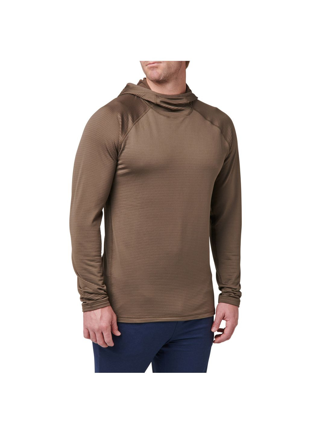 Термореглан Stratos Long Sleeve Hoodie Major Brown 5.11 Tactical (315822880)