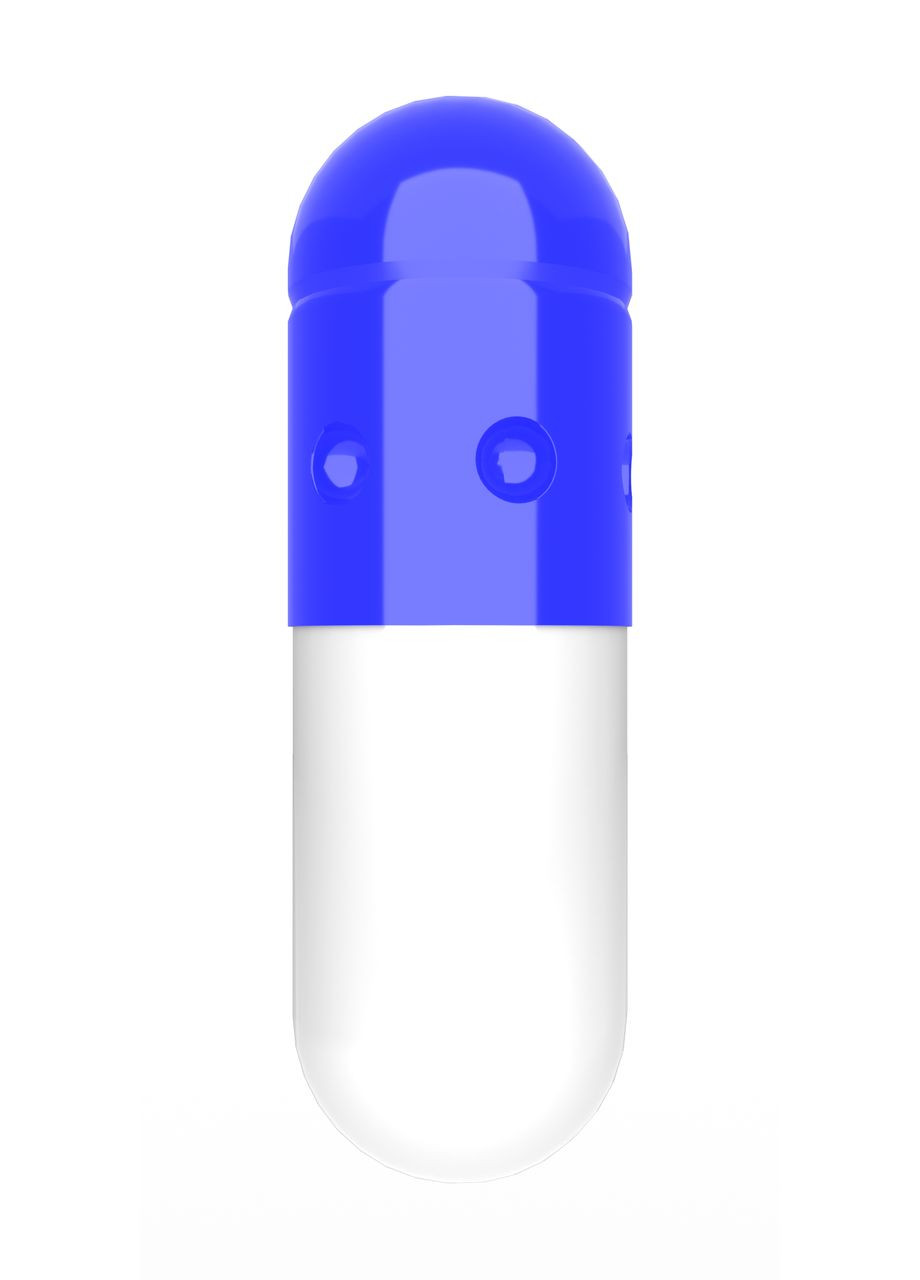 Капсулы желатиновые "2" бело-синие пустые 100 шт. 0,37 мл твердые Желатиновые капсулы для лекарств China (280931293)
