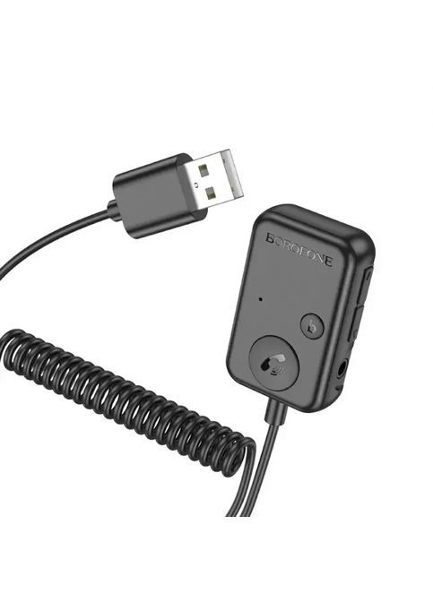Автомобильный FM модулятор Borofone BC49 June USB трансмиттер с Bluetooth V5.3 Aux (323485981)