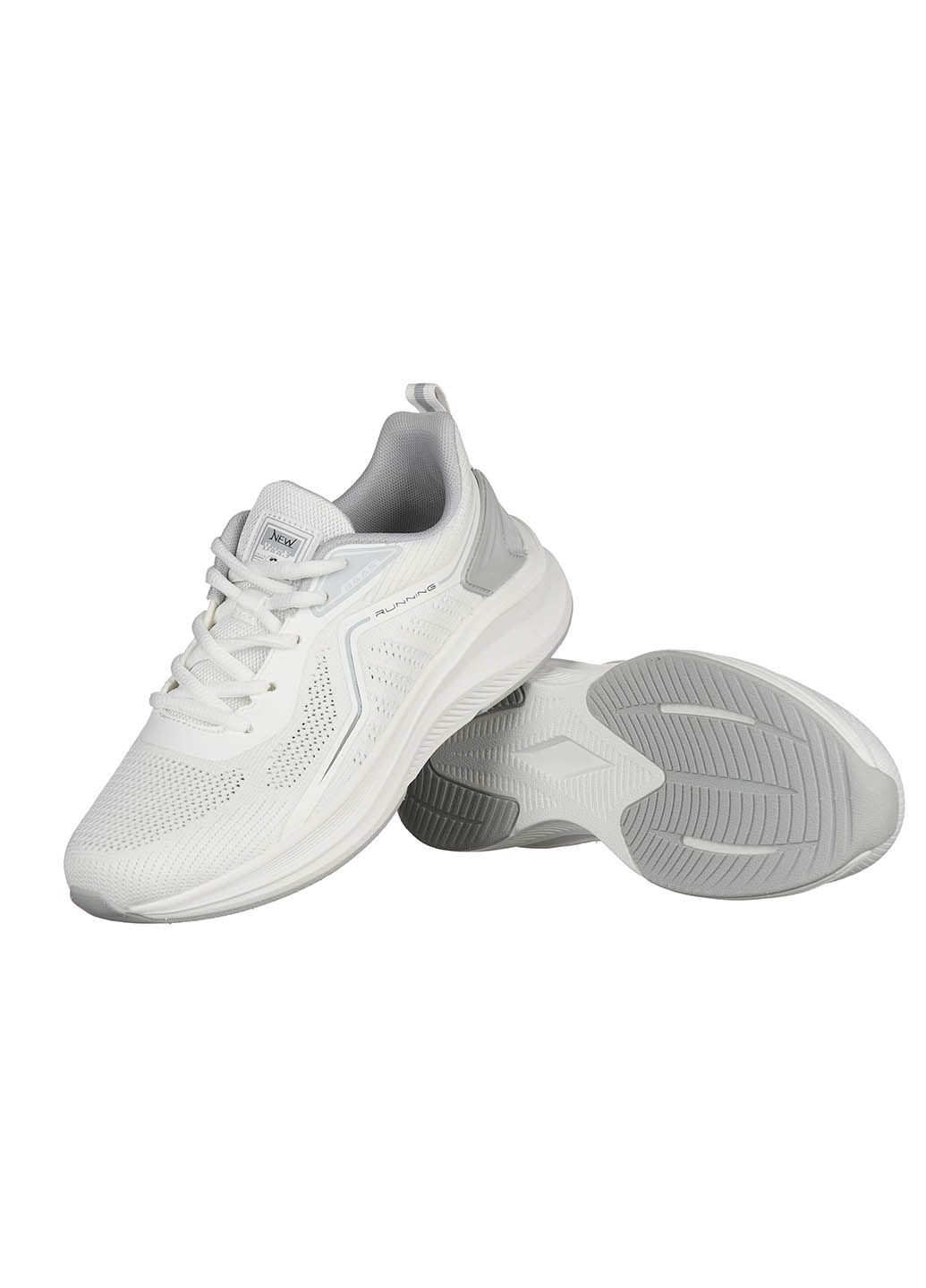 Кросівки жіночі демісезонні на шнурівці текстильні на високій спортивній підошві для прогулянок білі L1865-4C Baas білі демісезони (327794210)