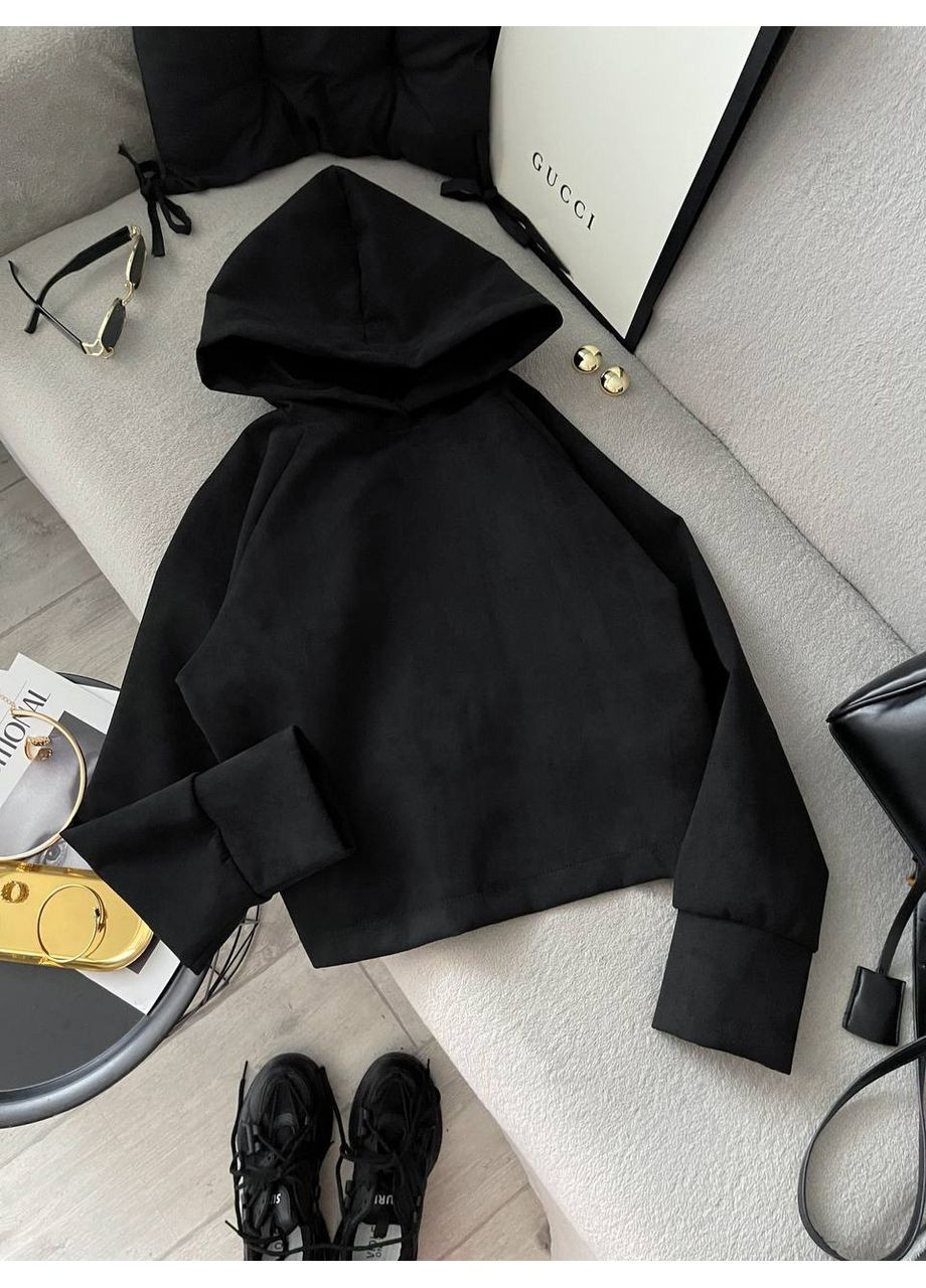 Стильна кофта з ланцюжком із замшу на дайвінгу – Розмірна сітка в описі Vione (367074672)