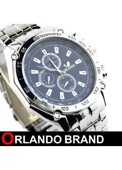 Мужские спортивные наручные часы «Orlando Black» с металическим браслетом China (366874799)