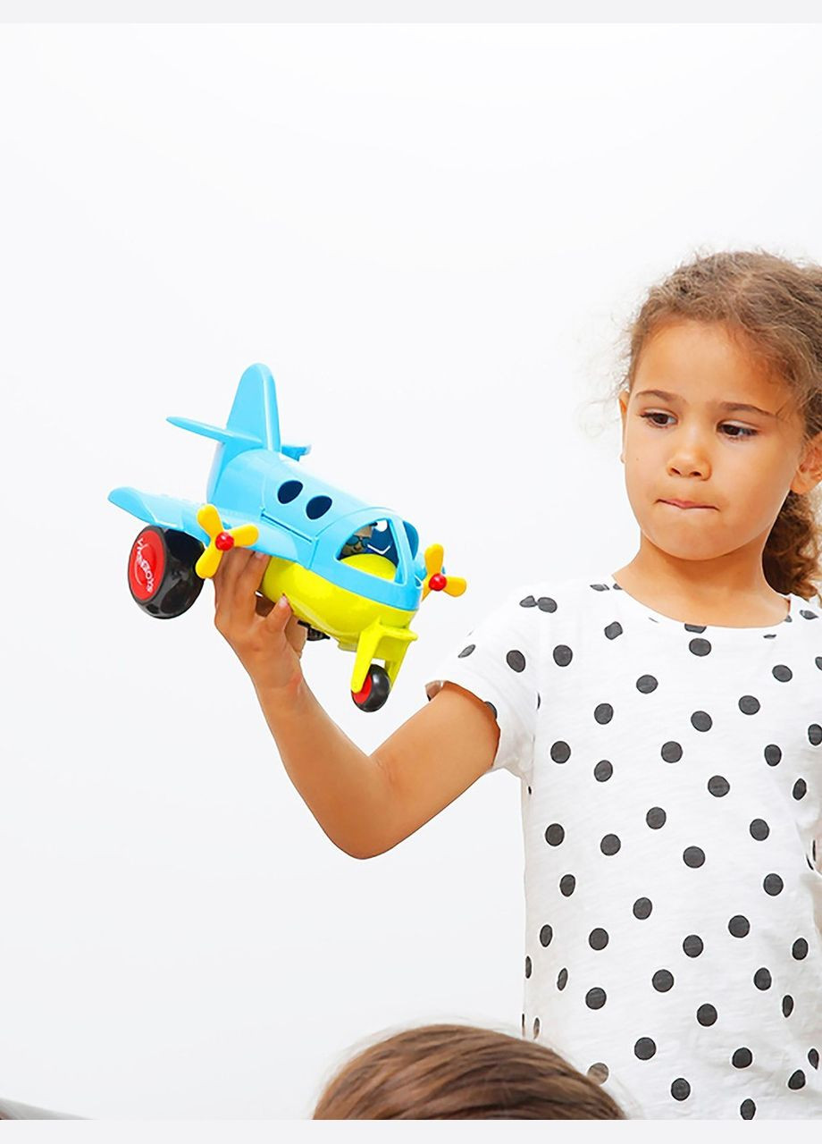 Самолет VIKINGTOYS с 2 фигурками в ярком цвете 28 см701270 Viking Toys (308389672)