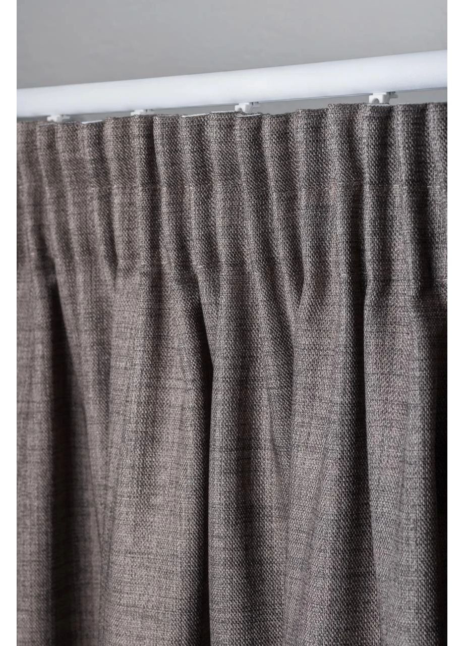 Димаут шторы (рогожка) 2шт. 1,5м х от 2,5м до 3м HYGG (370367274)