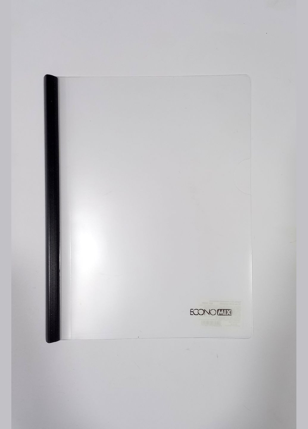 Папка А5 E31261 65л. з пліч. планкою-притиском (4044572312617) Чорний ECONOMIX (306830696)