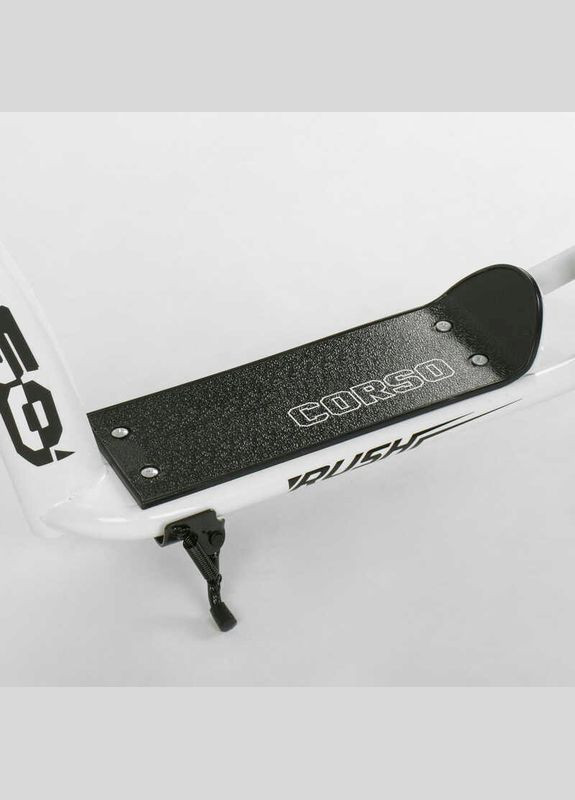 Самокат дитячий надувні колеса 12+ ручне переднє гальмо Black (86791) Corso (340910569)