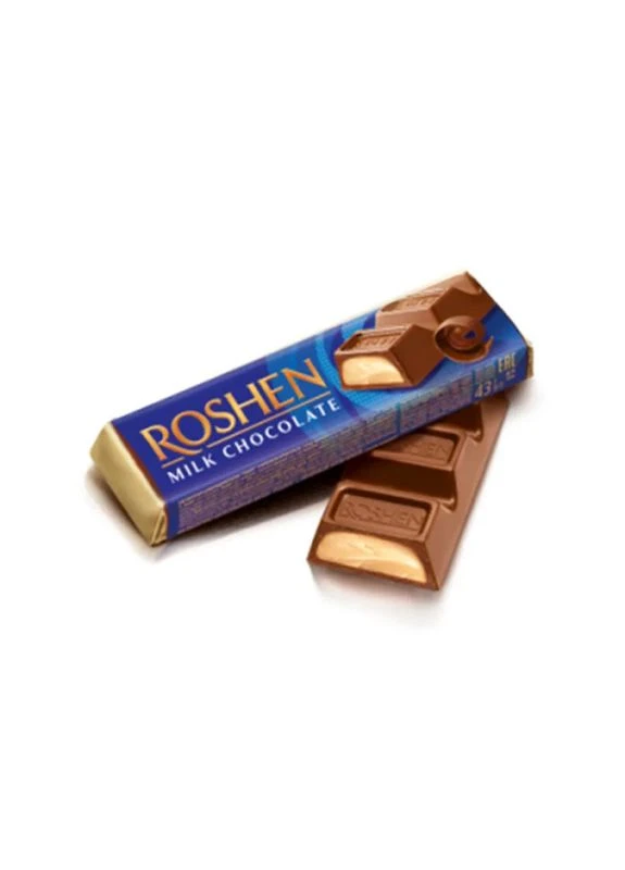 Батончик з начинкою крем-брюле 43 г (613630) Roshen (400386234)