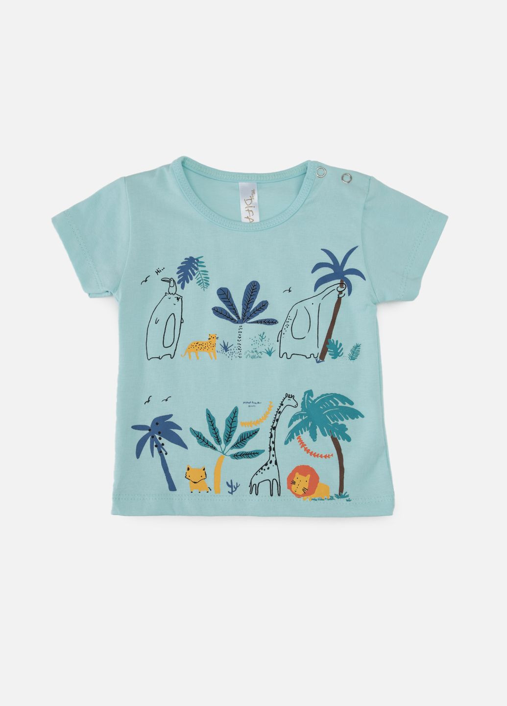 Голубой летний костюм с шортами для мальчика цвет голубой cb-00243617 Difa