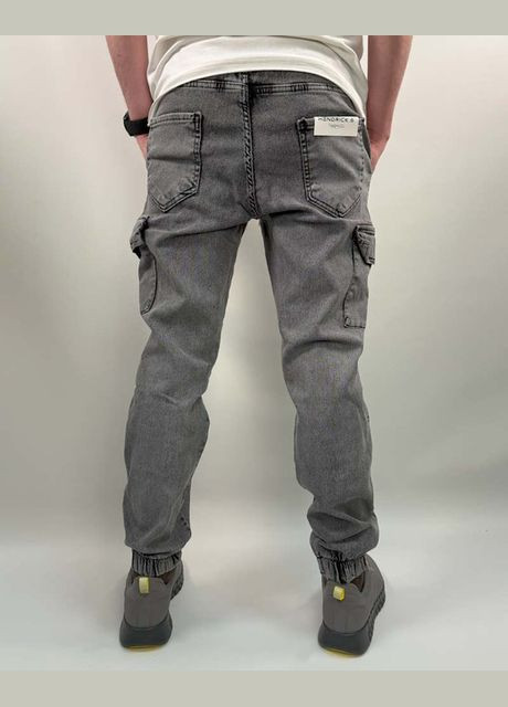 Серые демисезонные джинсы jeans 04-054-1 серые Hendricks