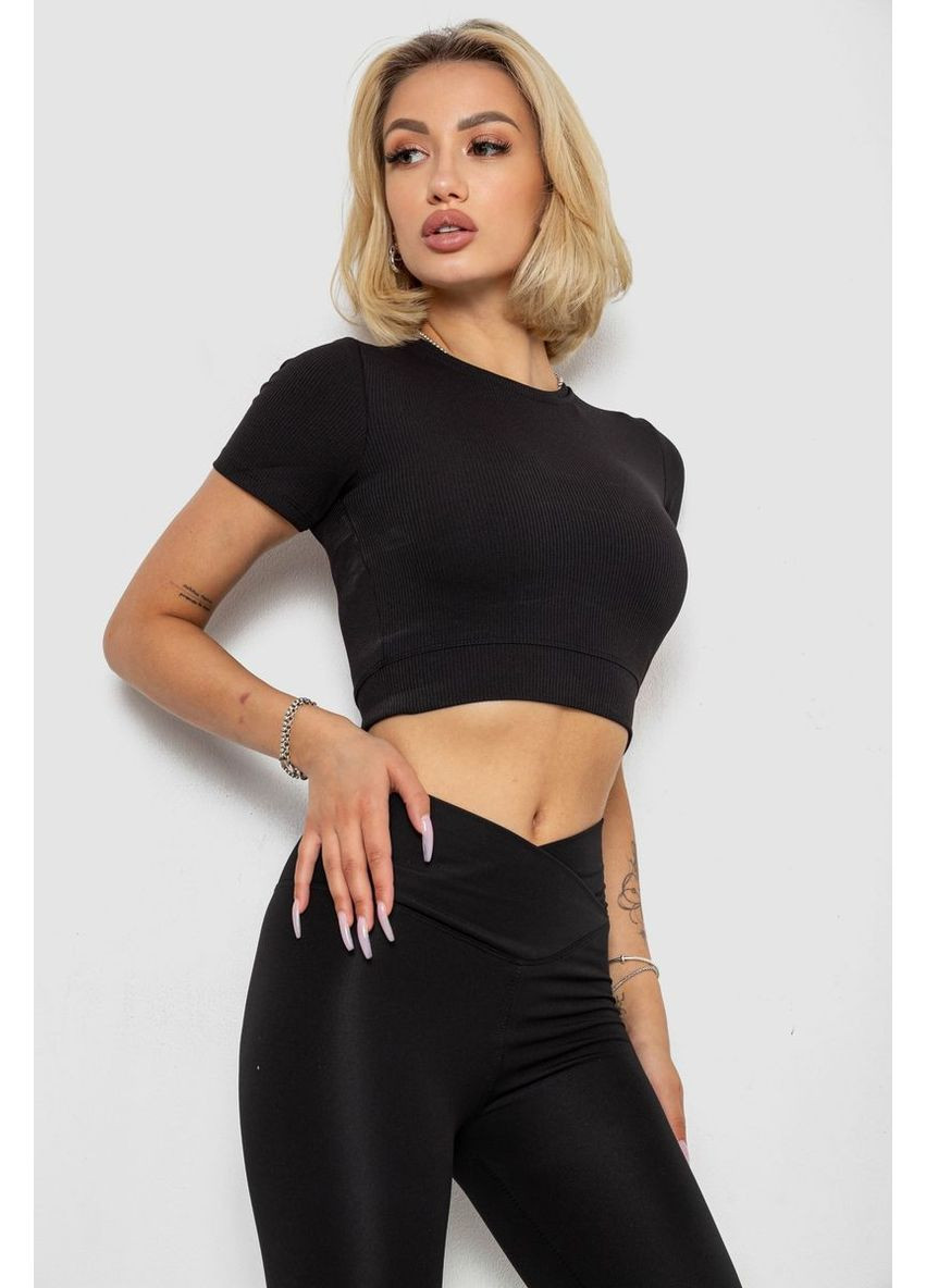 Футболка - топ жіноча в рубчик Sport Line - (356079036)