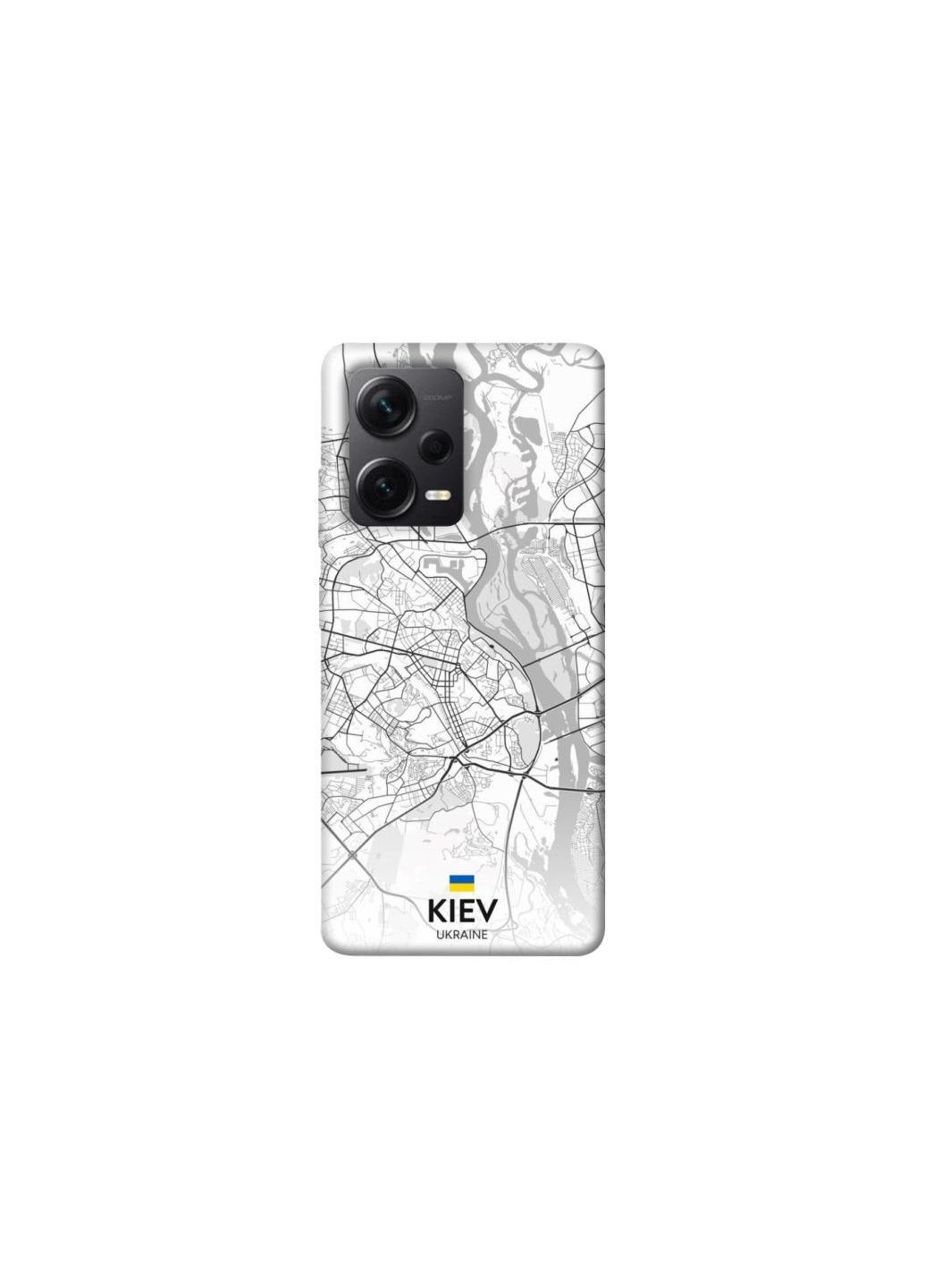 Чохол на Xiaomi Redmi Note 12 Pro 5G Kiev white map Frontalka (356081574)
