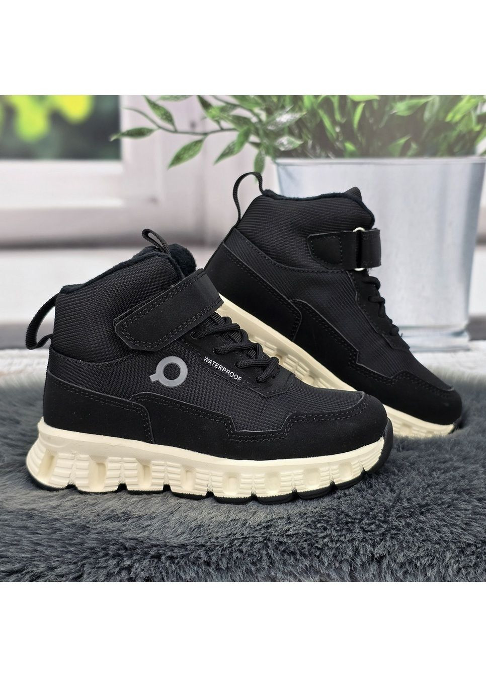 Черные повседневные осенние демисезонные ботинки Jong Golf