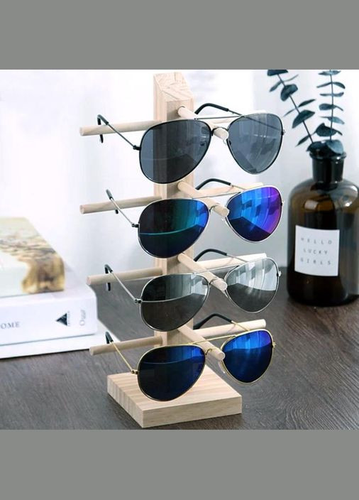 Органайзер для очков из дерева Батуми 4 бланже (ОЧК-400201) No Brand (328072330)