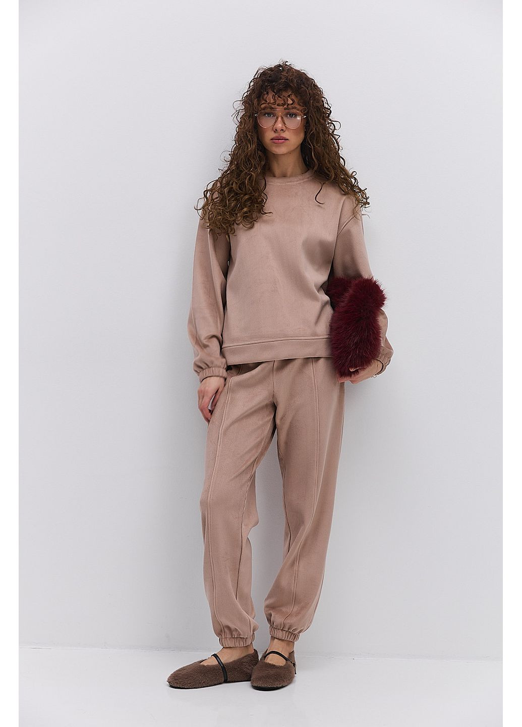 Женский спортивный костюм из вельвета на флисе Arjen (369327136)