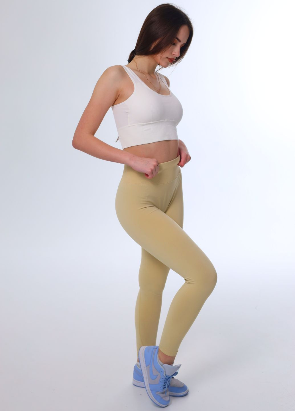 Лосини пуш‑ап бежеві (70133) FitFiesta (328596851)