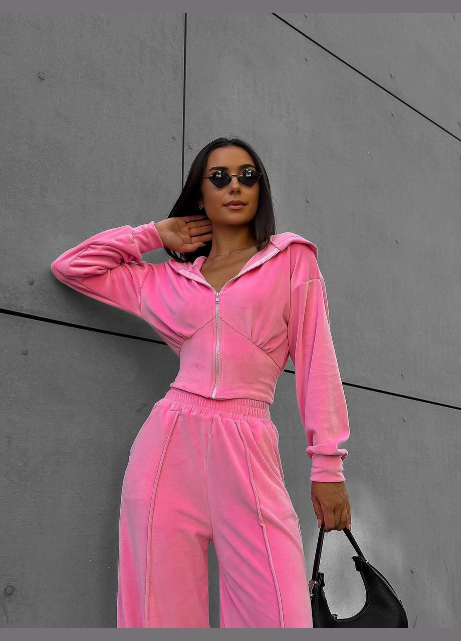 Ніжний велюровий костюм Adelante (322114052)