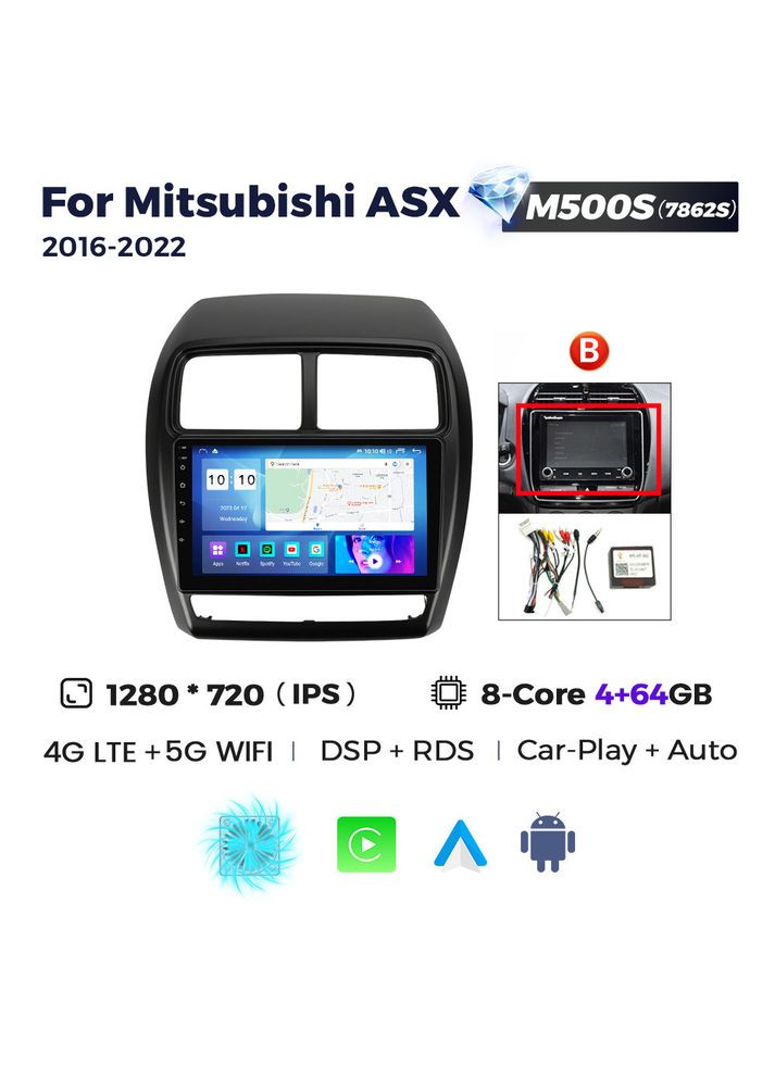 Штатная магнитола MS Mitsubishi (2010-2016) M400S 4Gb+64Gb QleD Mekede ASX (352264449)