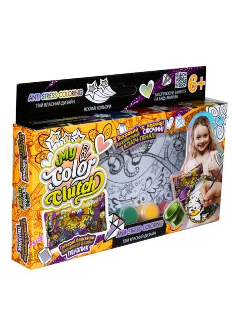 Набор для творчества My Color Clutch Пенал Пара сов (CCL-01-06U) Danko Toys (388380943)