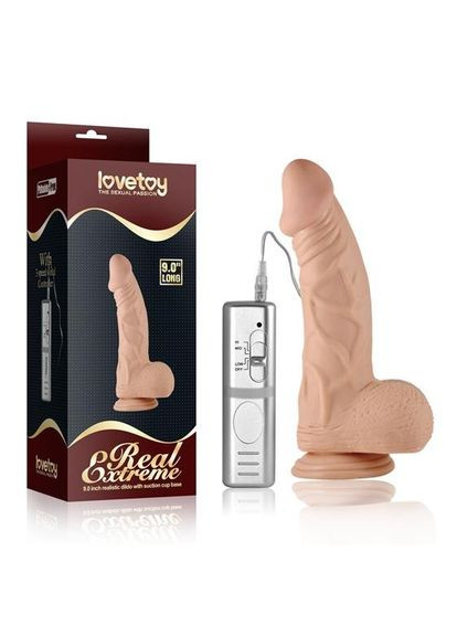 Вибратор Real Extreme Vibrating Dildo 9 – CherryLove Lovetoy (329153061)