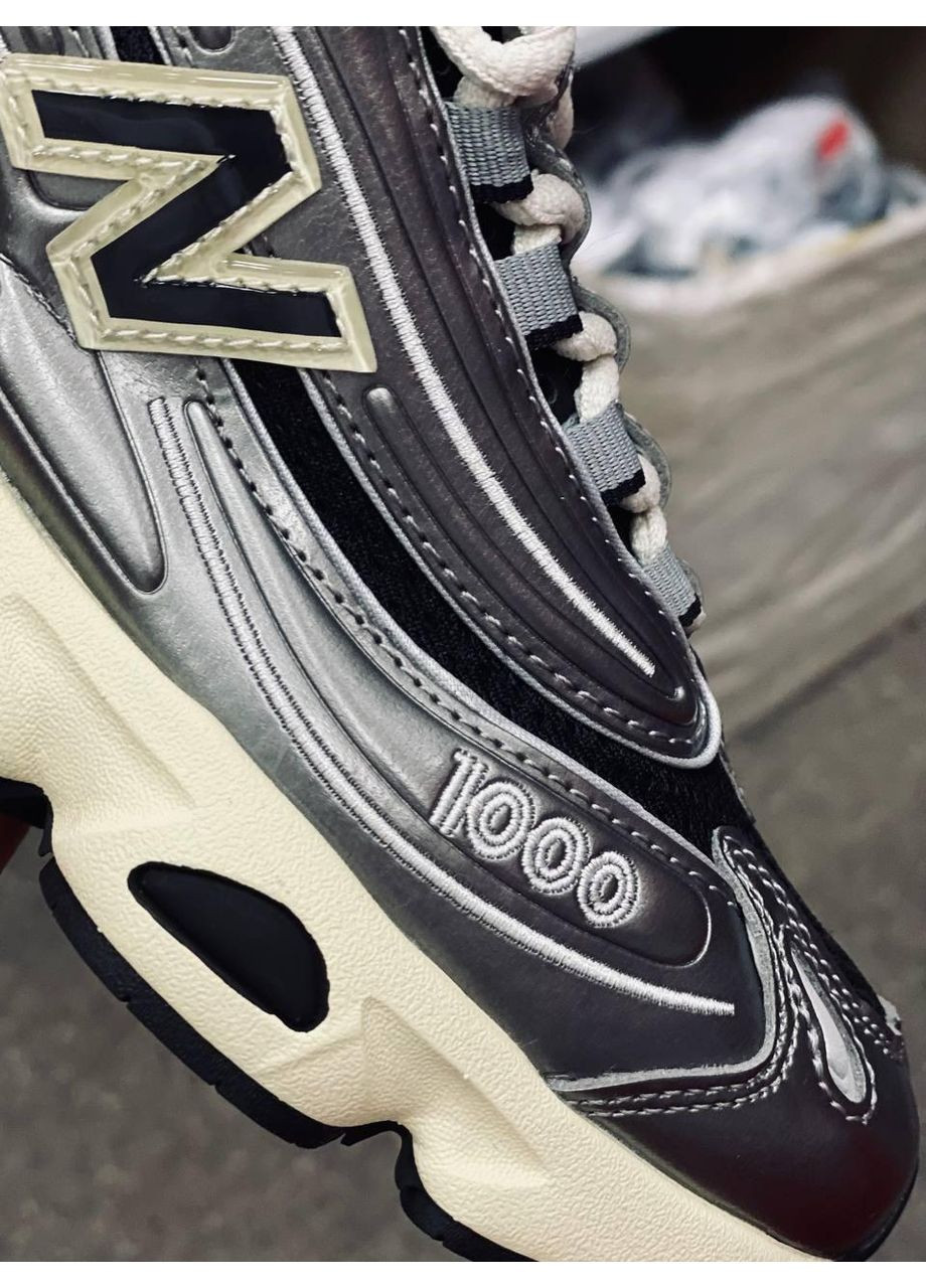 Бежевые демисезонные кроссовки мужские new balance 1000 silver metallic нью беланс 1000 No Brand