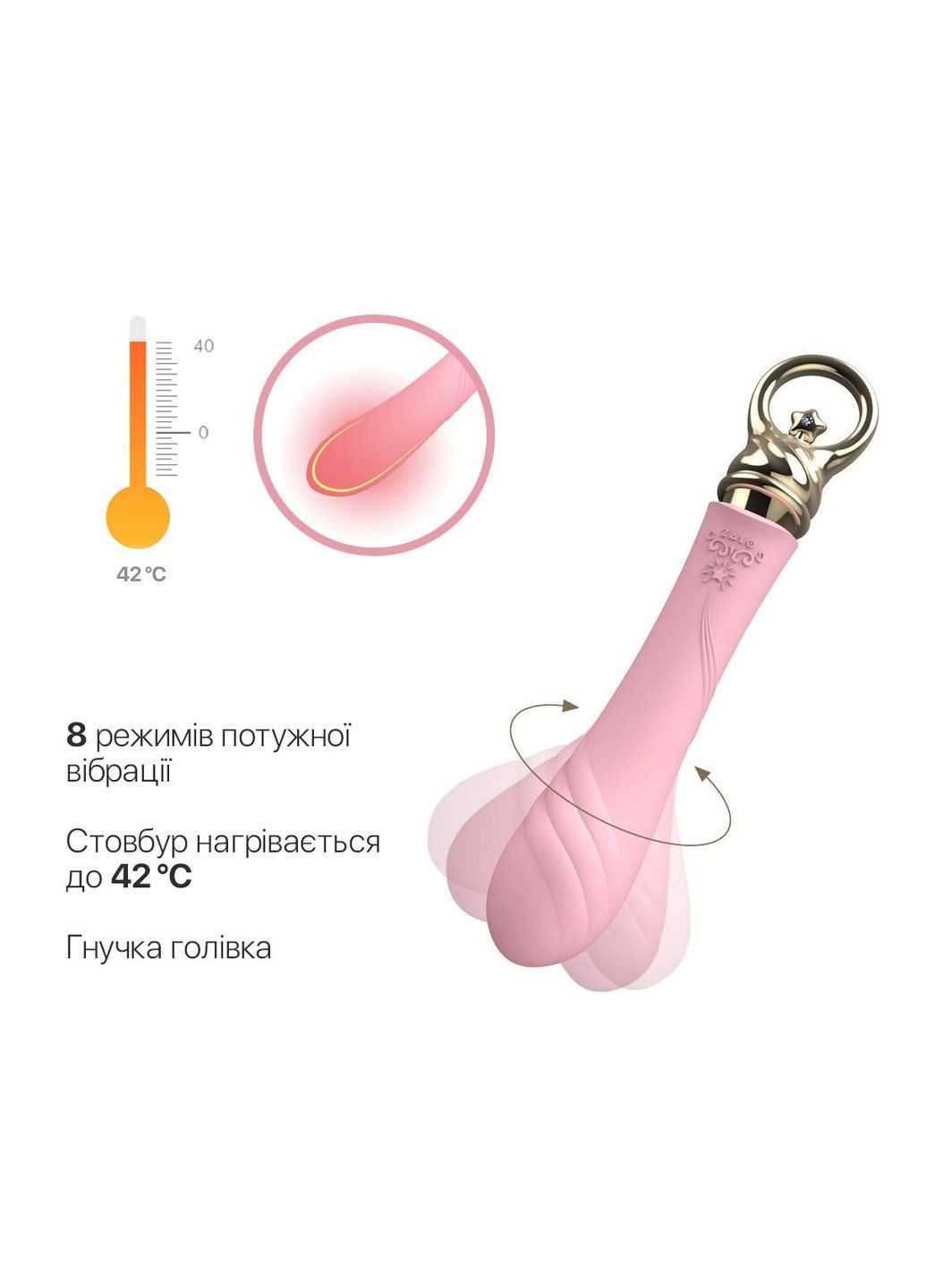 Вібратор точки G Sweet Magic Courage Fairy Pink Zalo (316253358)