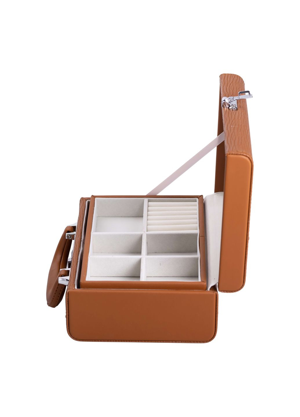 Кейс-органайзер для прикрас із кодовим замком 24х16х9,5 см, теракот Yiwu (328602758)