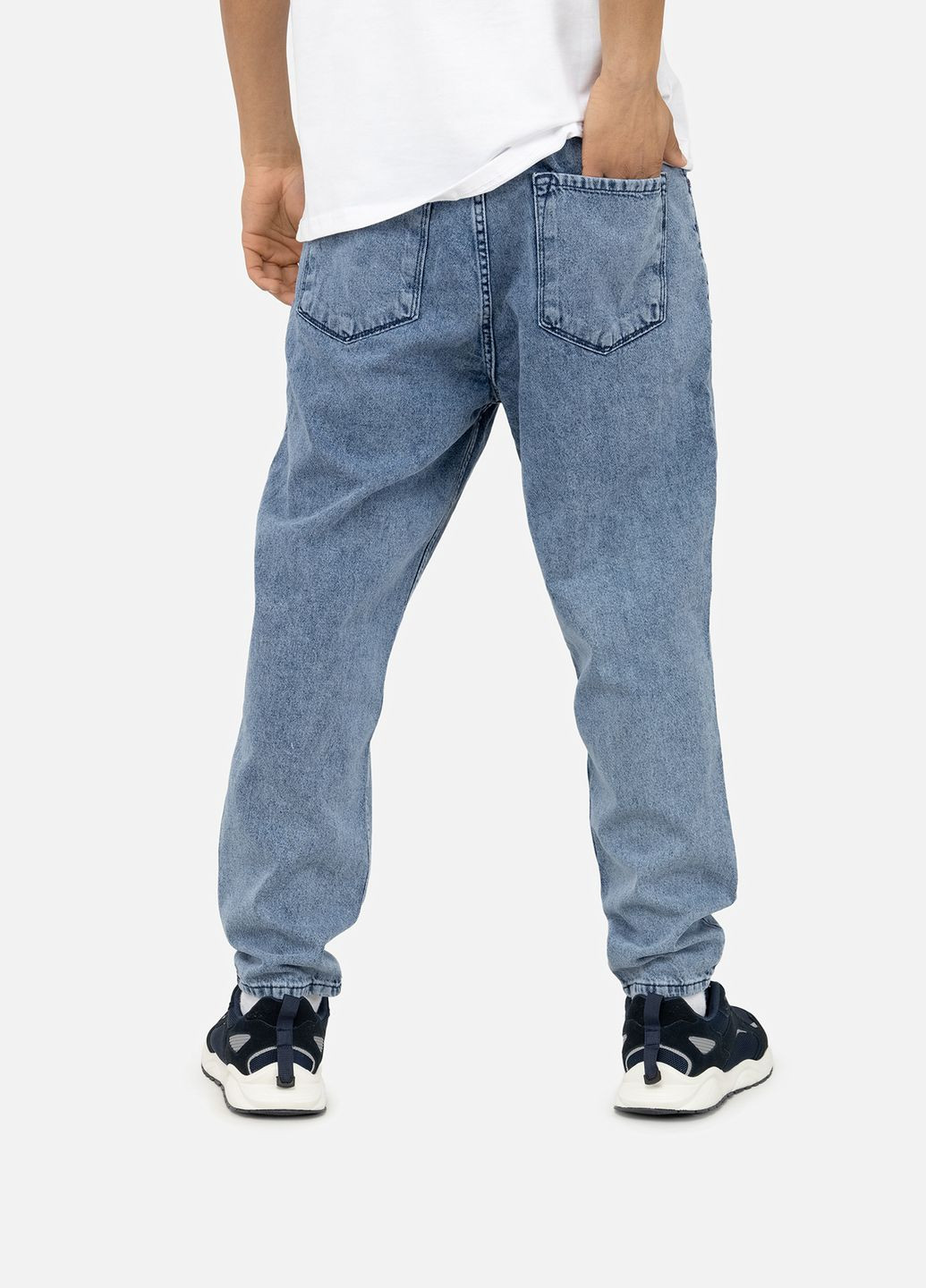 Чоловічі джинси колір блакитний ЦБ-00246600 BIG GASTINO (285696138)