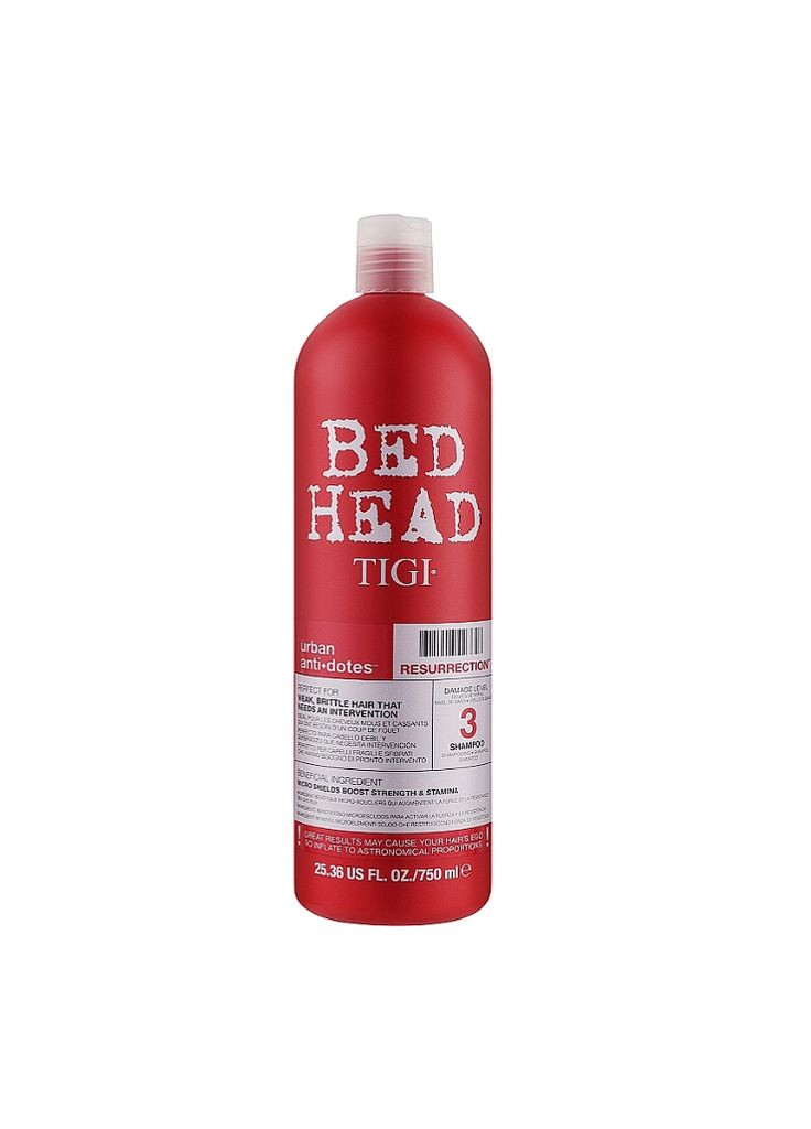 Шампунь відновлювальний для слабкого ламкого волосся Bed Head Urban Antidotes Resurrection Shampoo 750 мл Tigi (339050885)