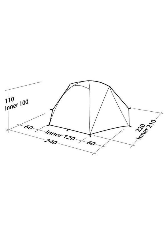 Палатка двухместная Tent Boulder 2 (130343) Robens (322582363)