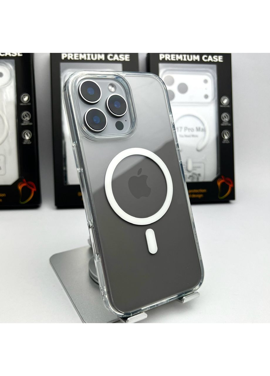 Чохол магнітний на 15 PRO Mango Magsafe case Magnetic для айфон 15 про Crystal clear No Brand (369137292)