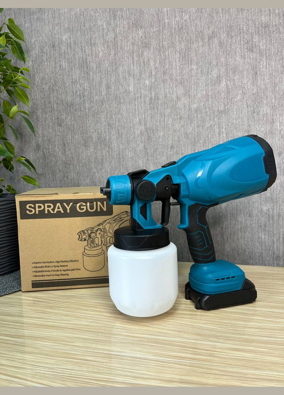 Аккумуляторный краскопульт с регулировкой ширины 24v с аккумулятором в комплекте Lucky Day Shop (327096705)