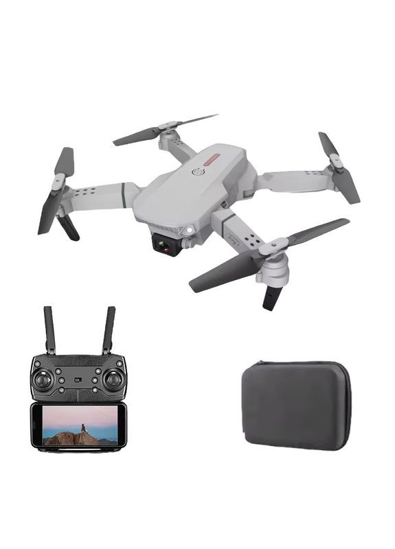 Квадрокоптер дрон E99 с двойной камерой, 500 mAh VHG (347640430)