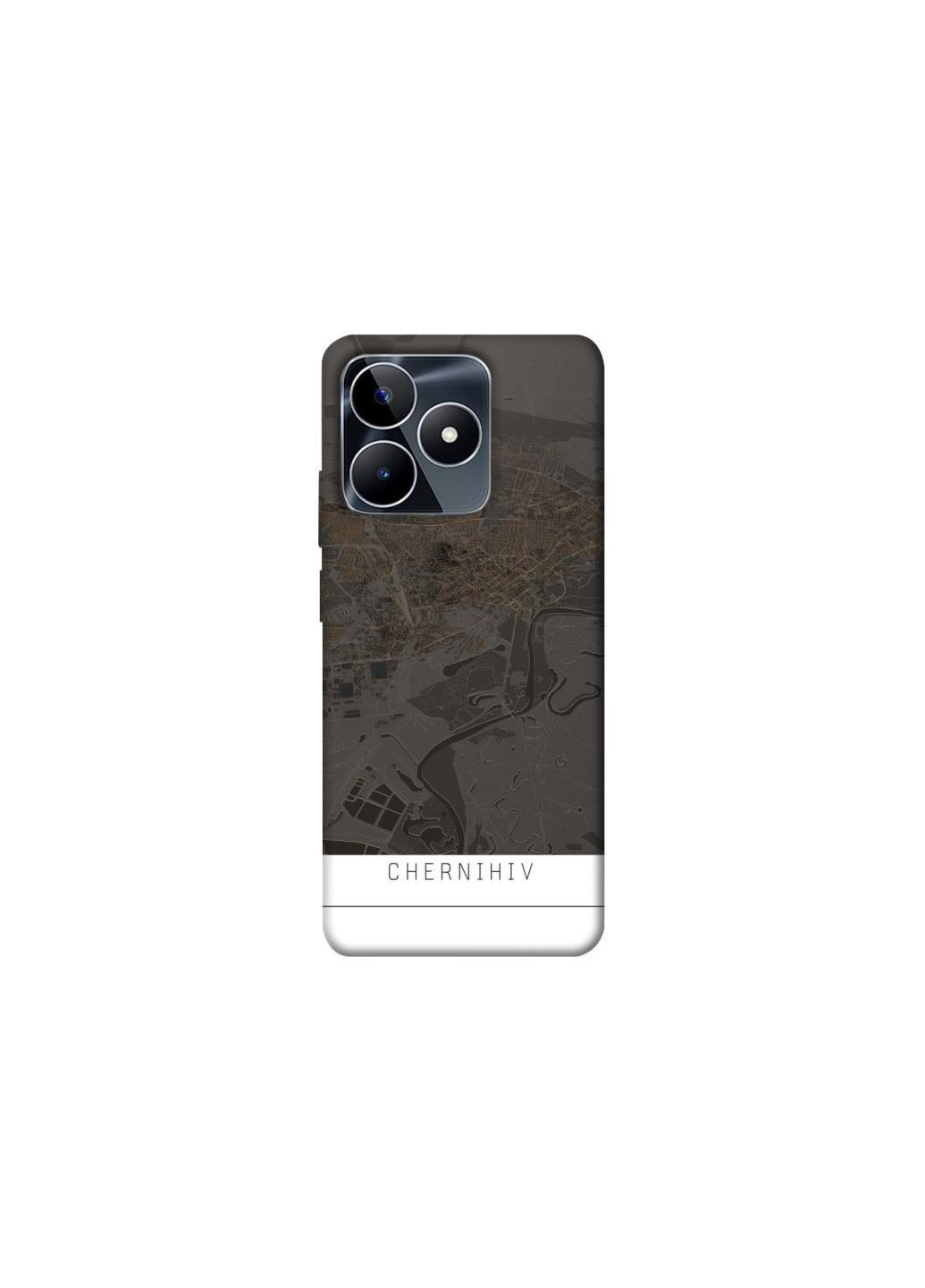 Чохол на Realme C53 Chernihiv map Frontalka (365306764)