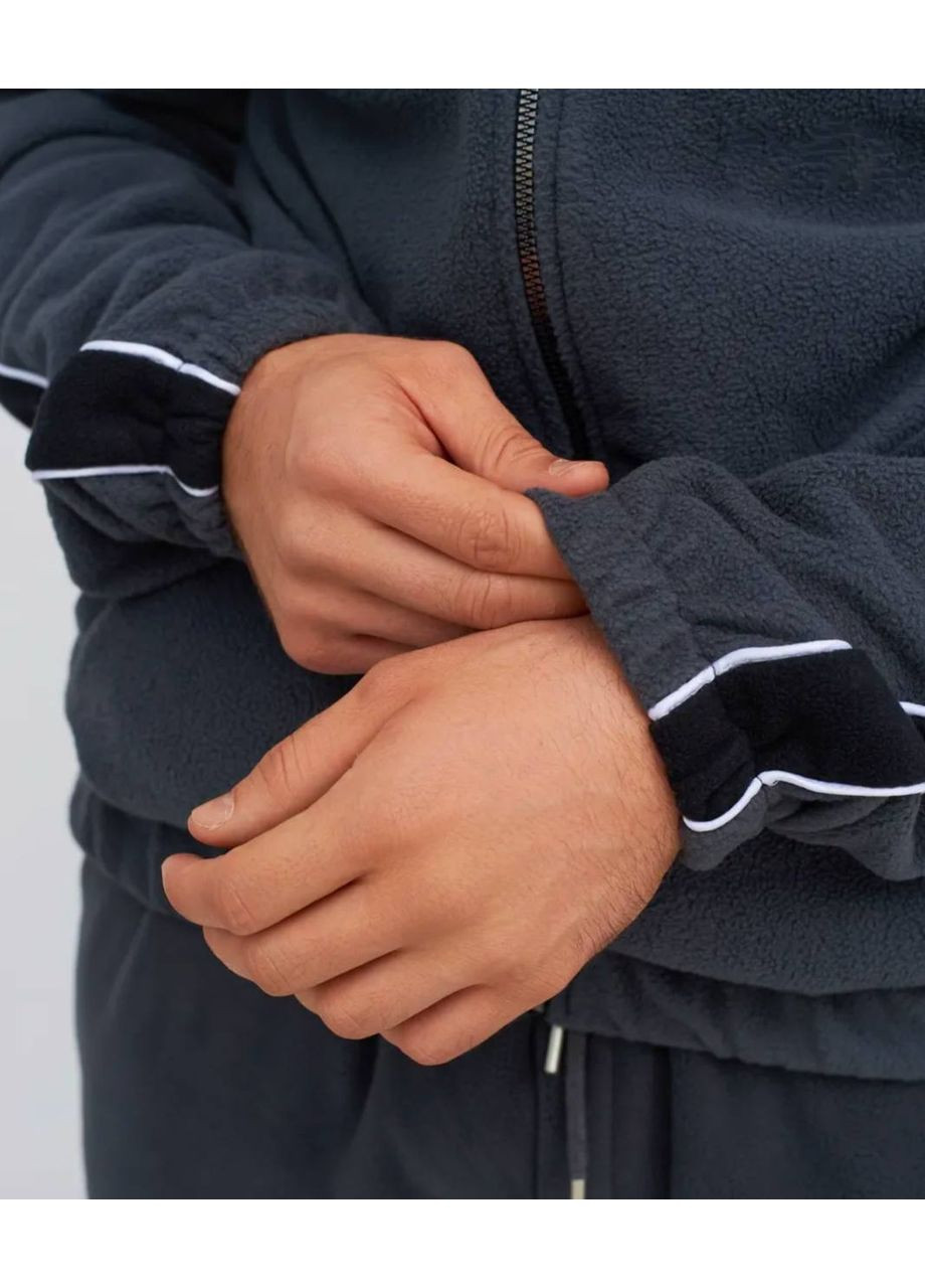 🖤 Чоловічий теплий костюм із турецького флісу «Блискавка Полар» (Заміри в описі) DK/DL Мода без кордонів (367254965)