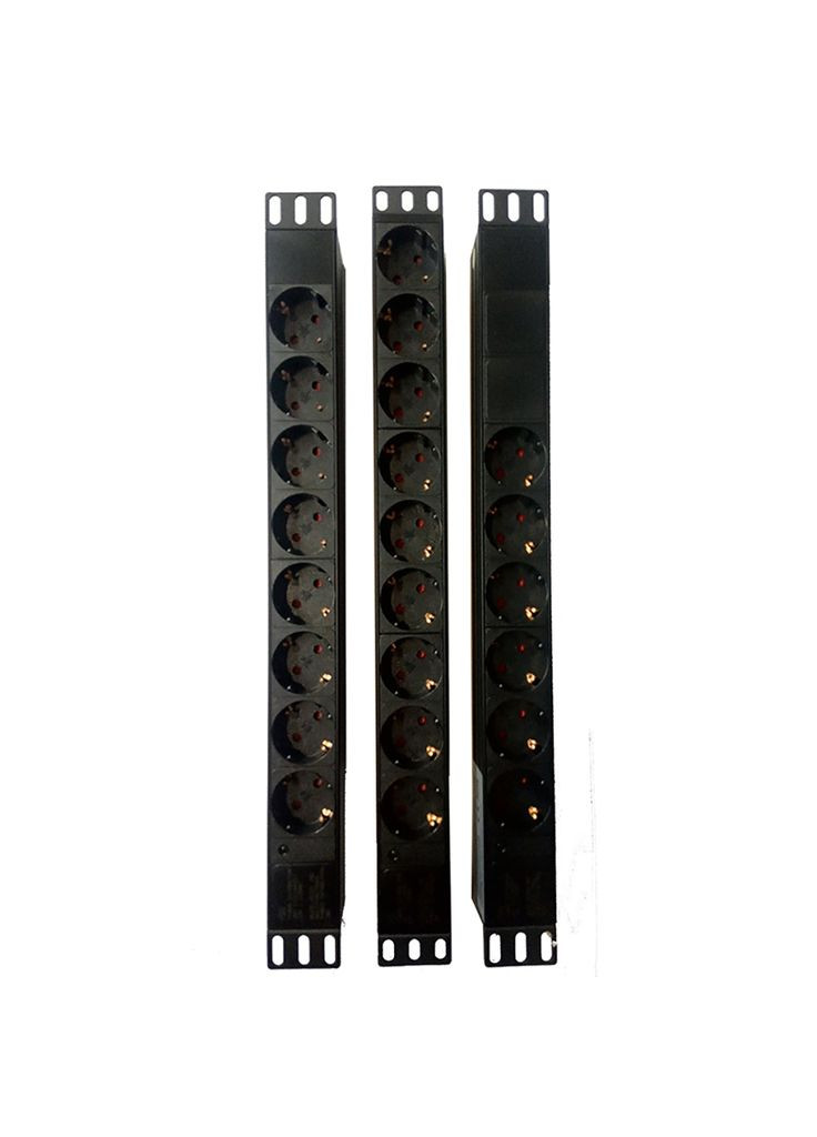 Фільтр мережевий 220В, 6 розеток, 19", 1U, 10А, з індикат., без шнура,, Kingda (314931595)