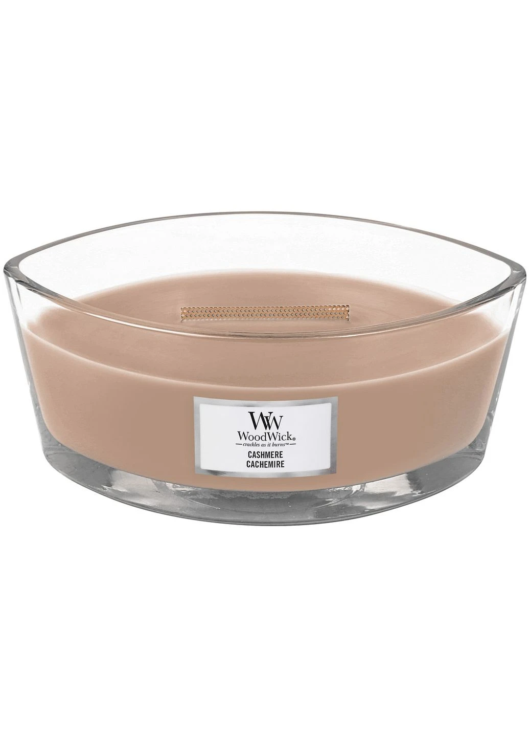 Ароматическая свеча с ароматом айвы, ириса и кедра Ellipse Cashmere 453г WoodWick (400787847)